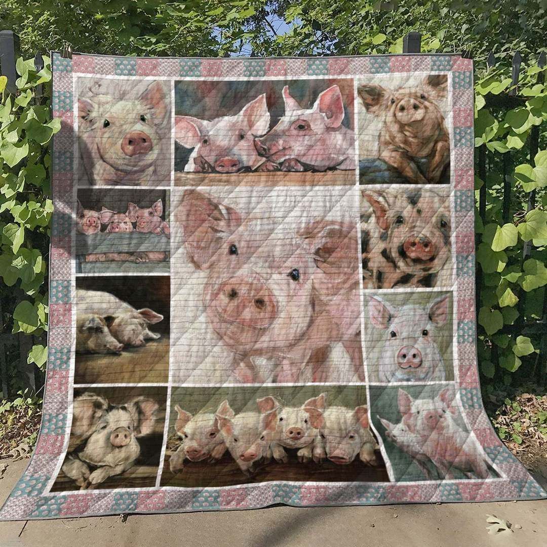 Pig GS-CL-KC3006 Quilt Blanket