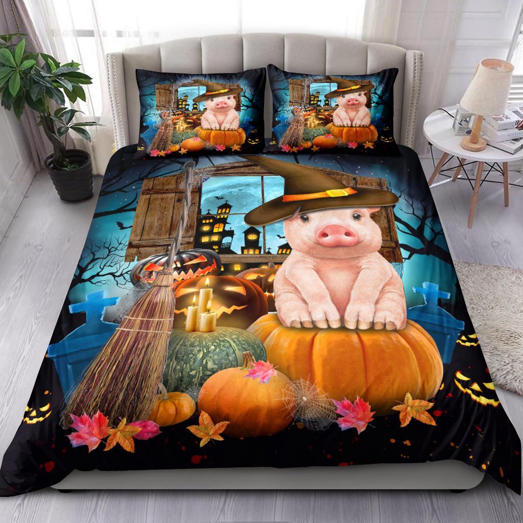 Pig Halloween Bedding Set