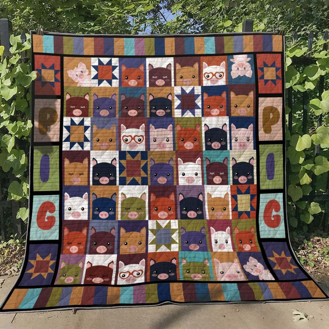 Pig HM280525 Quilt Blanket