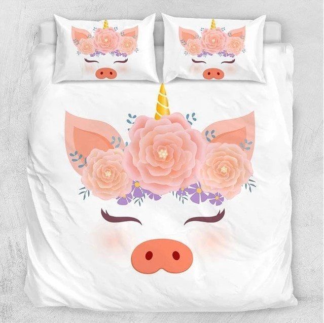 Pig In Love Bedding Set