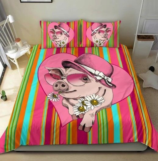 Pig Lady Bedding Set