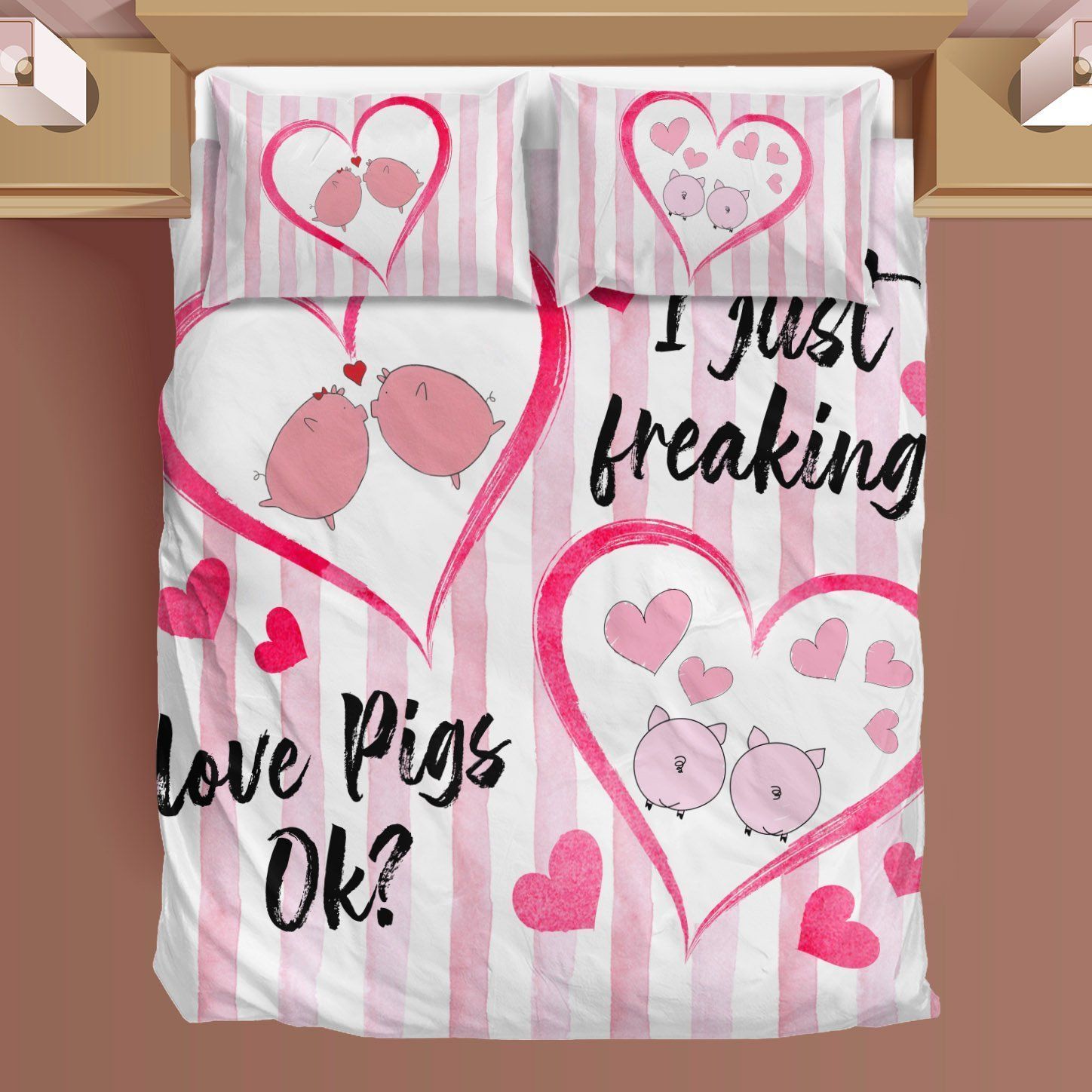Pig Lovers Bedding Set