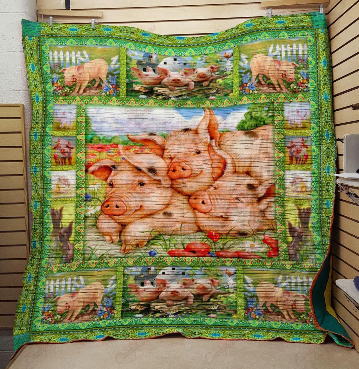 Pig NC0401294CL Quilt Blanket