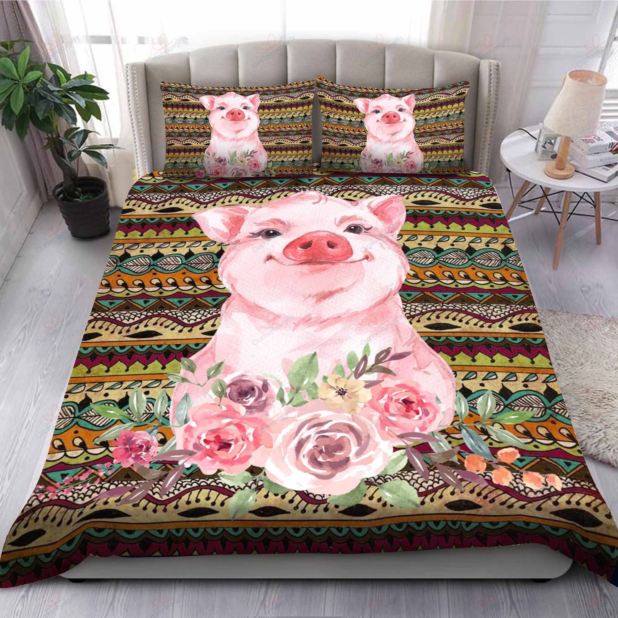 Pig Pattern Bedding Set