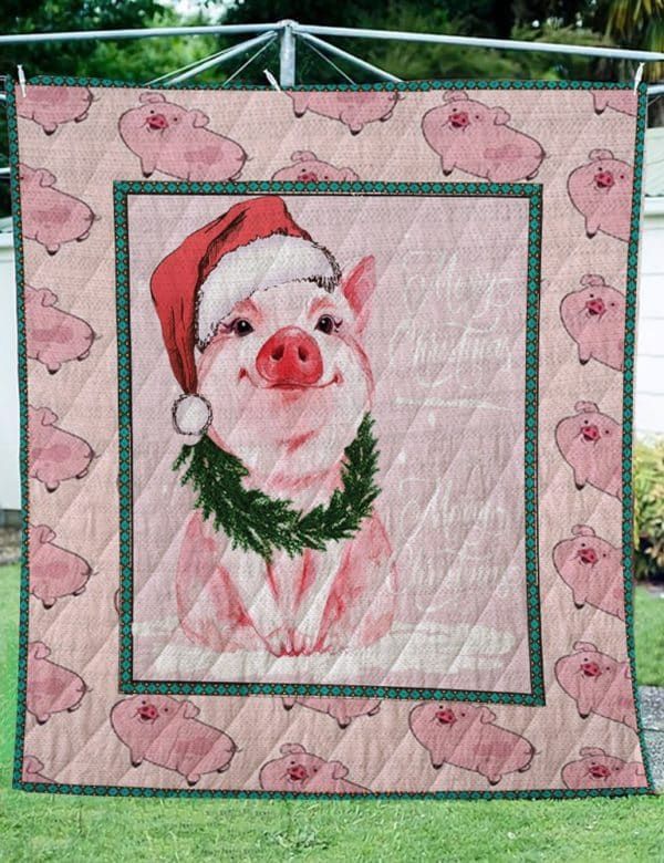 Pig Pig Make Me Happy Quilt Blanket DHC020120377TD