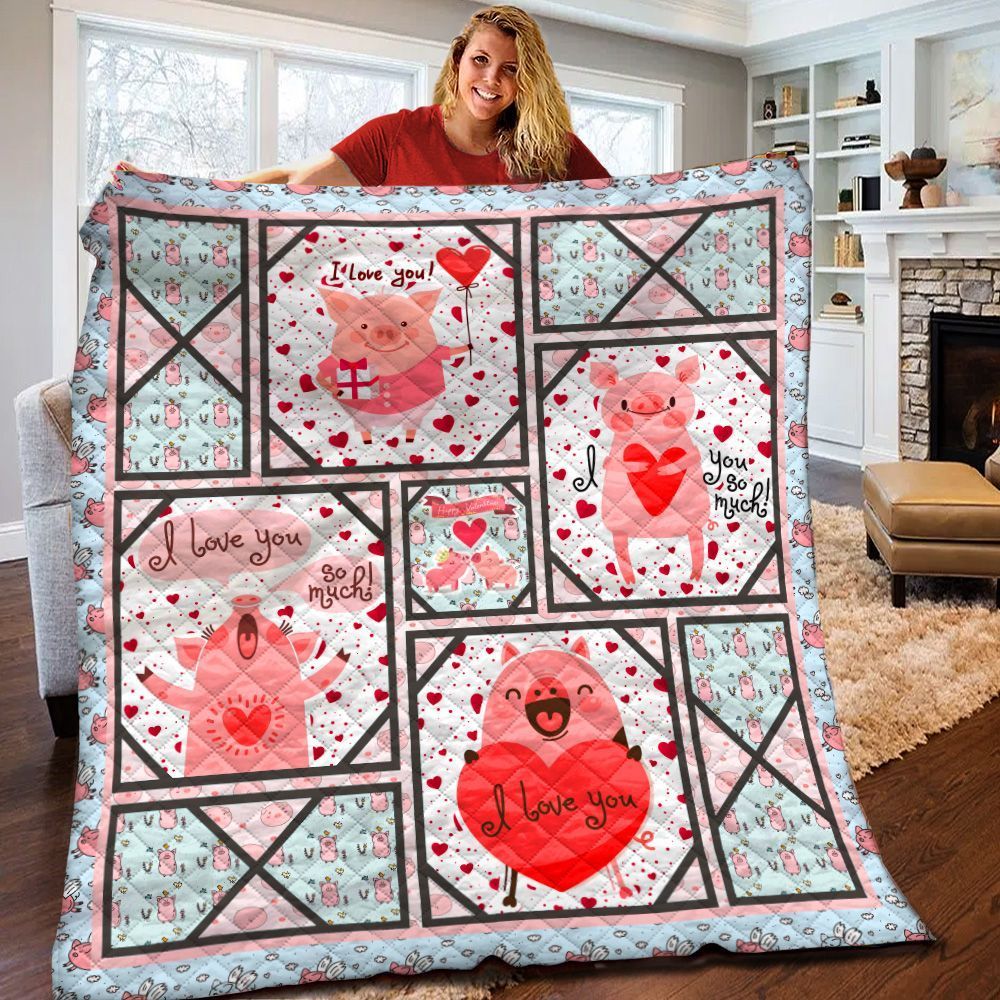 Pig Quilt Blanket BBB070258HT