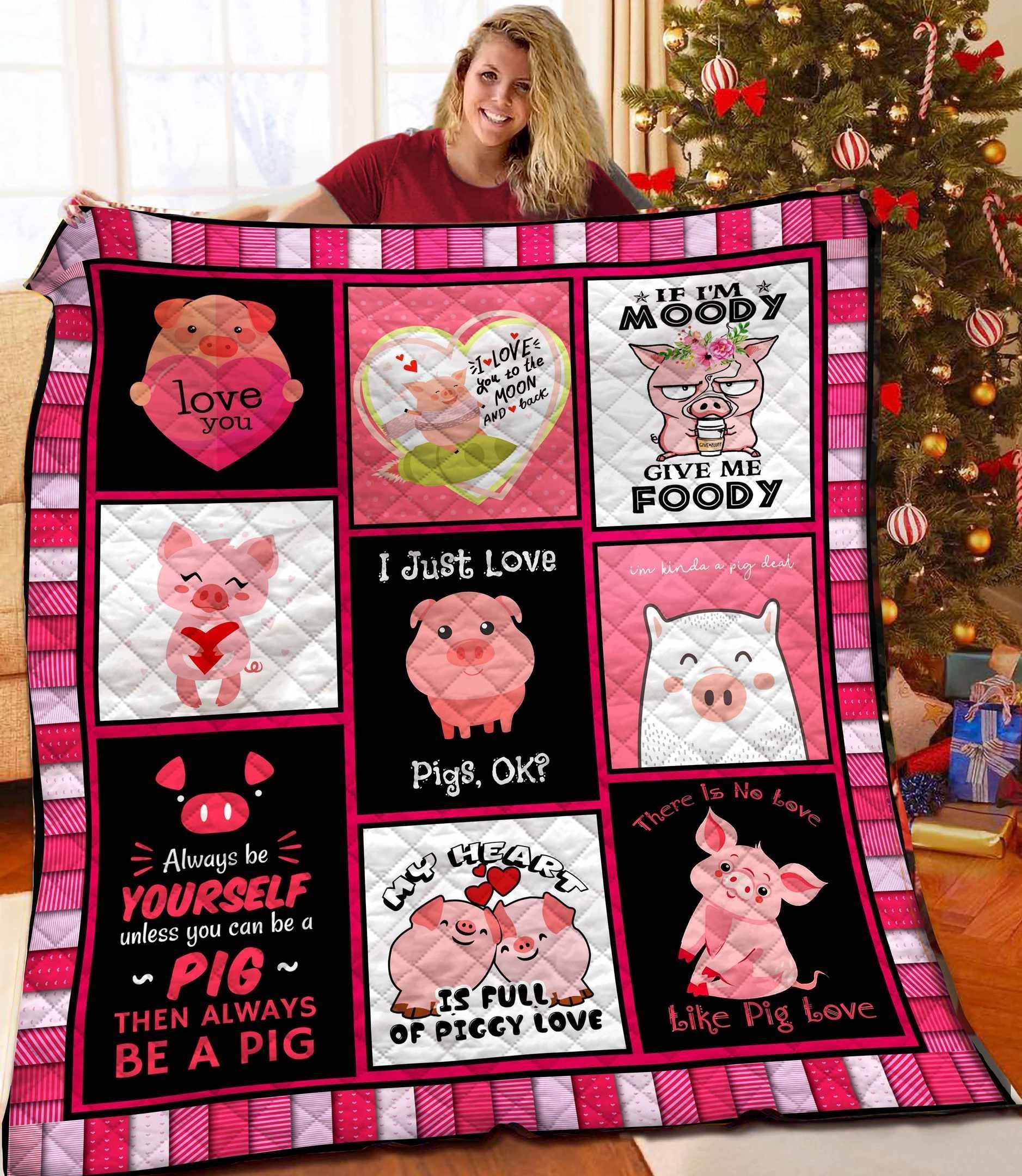 Pig Quilt Blanket BBB271128HT