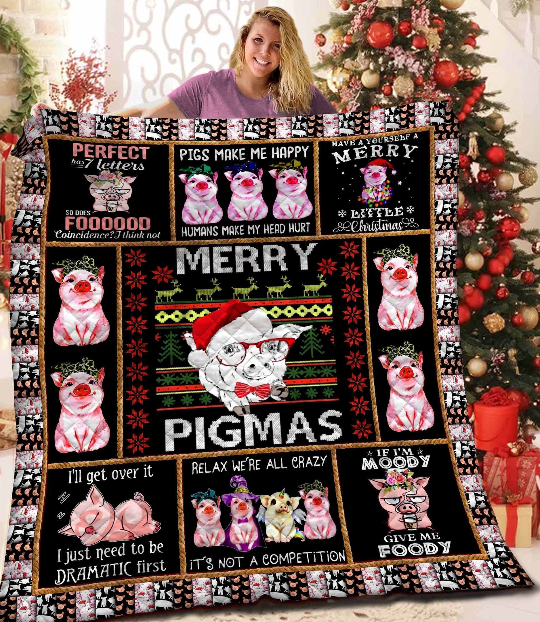 Pig Quilt Blanket BBB311005NL