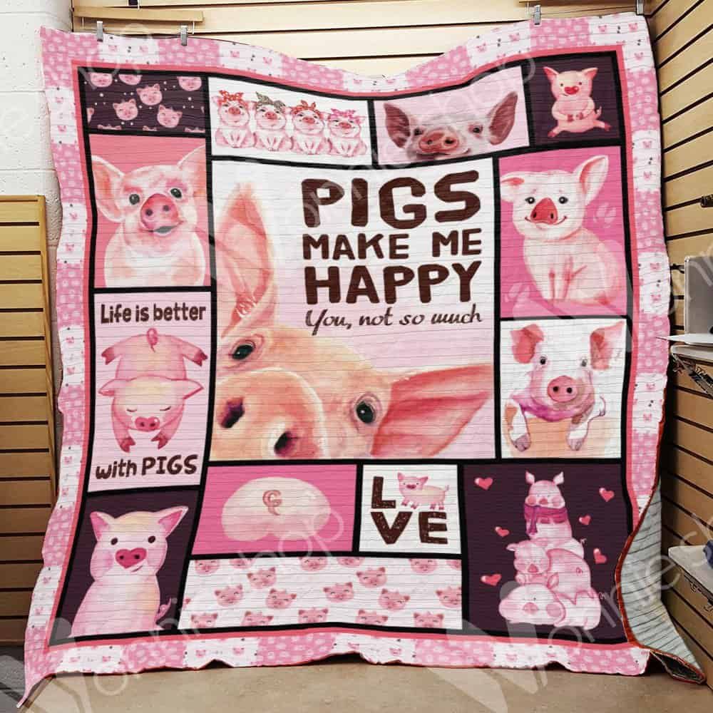 Pig Quilt Blanket DHC0102741TD