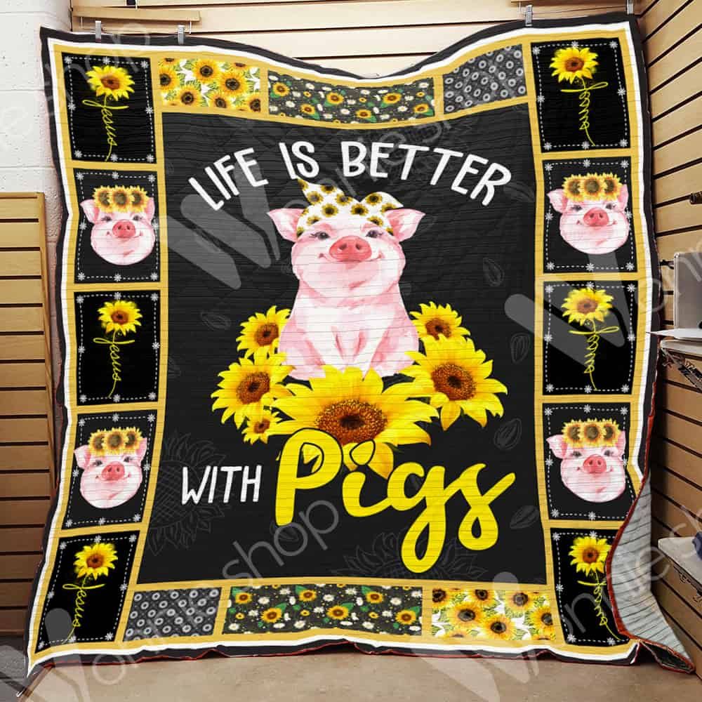 Pig Quilt Blanket DHC0102810TD