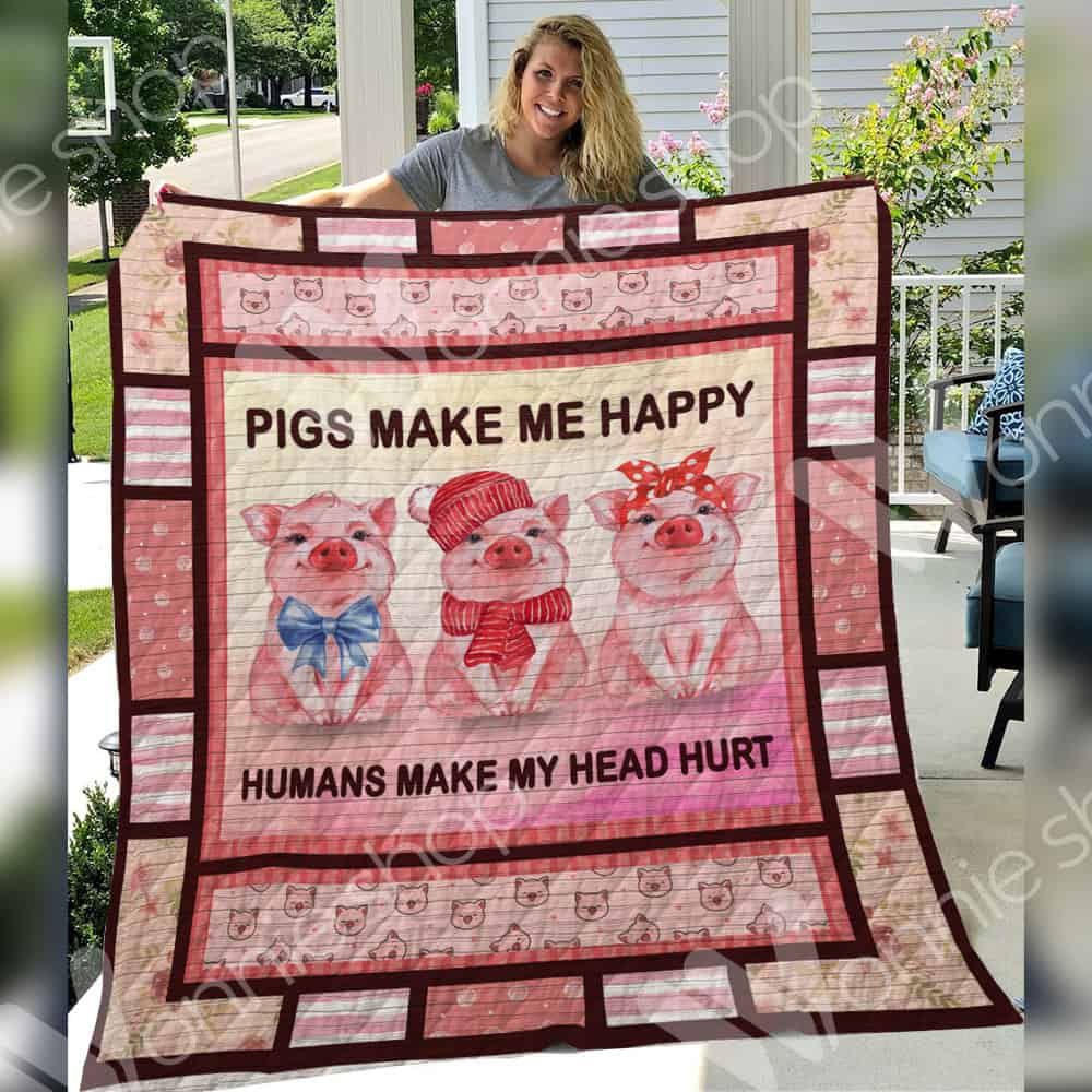 Pig Quilt Blanket DHC0502679TD