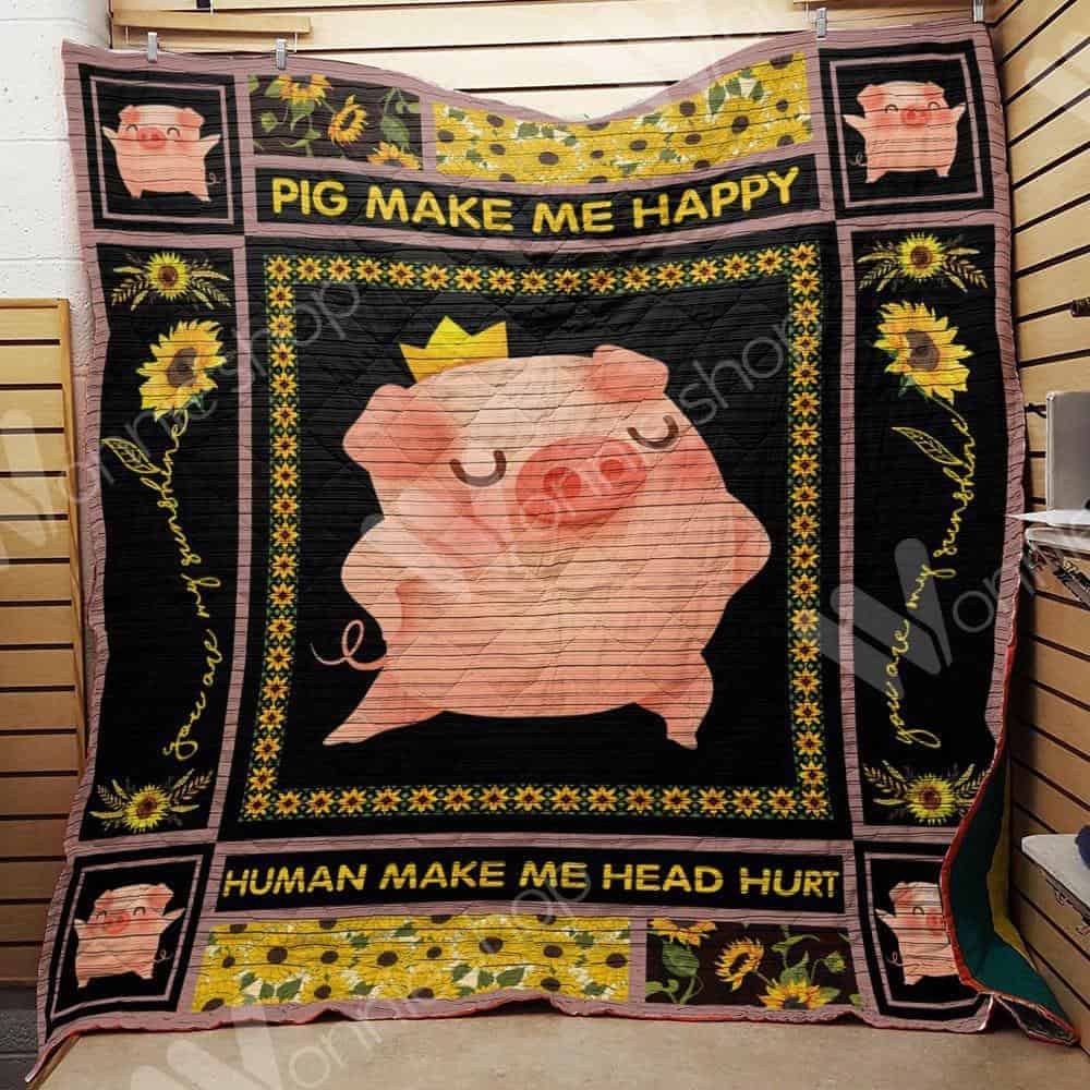 Pig Quilt Blanket DHC1102907TD