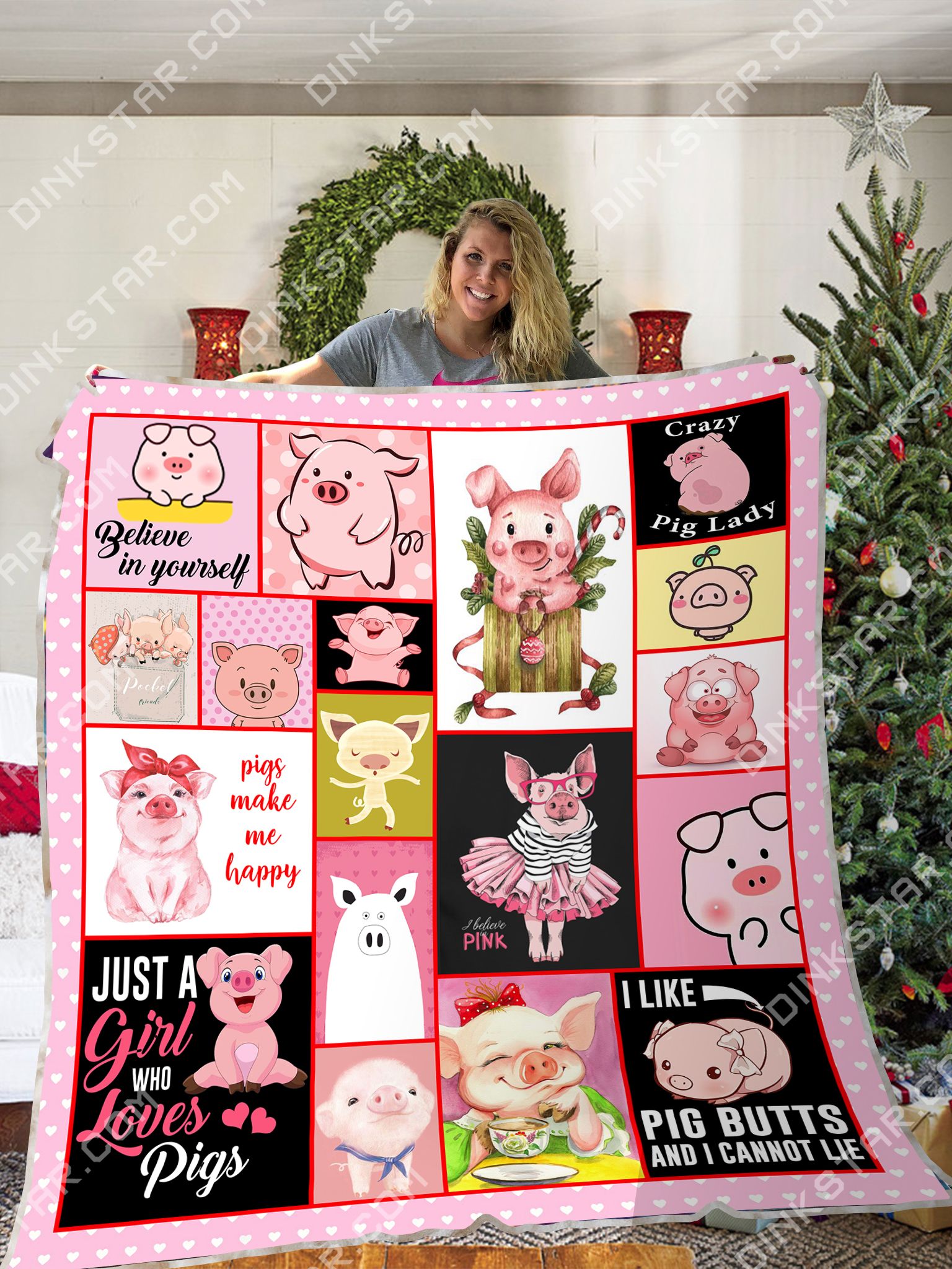 Pig Quilt Blanket DHC1301464VT