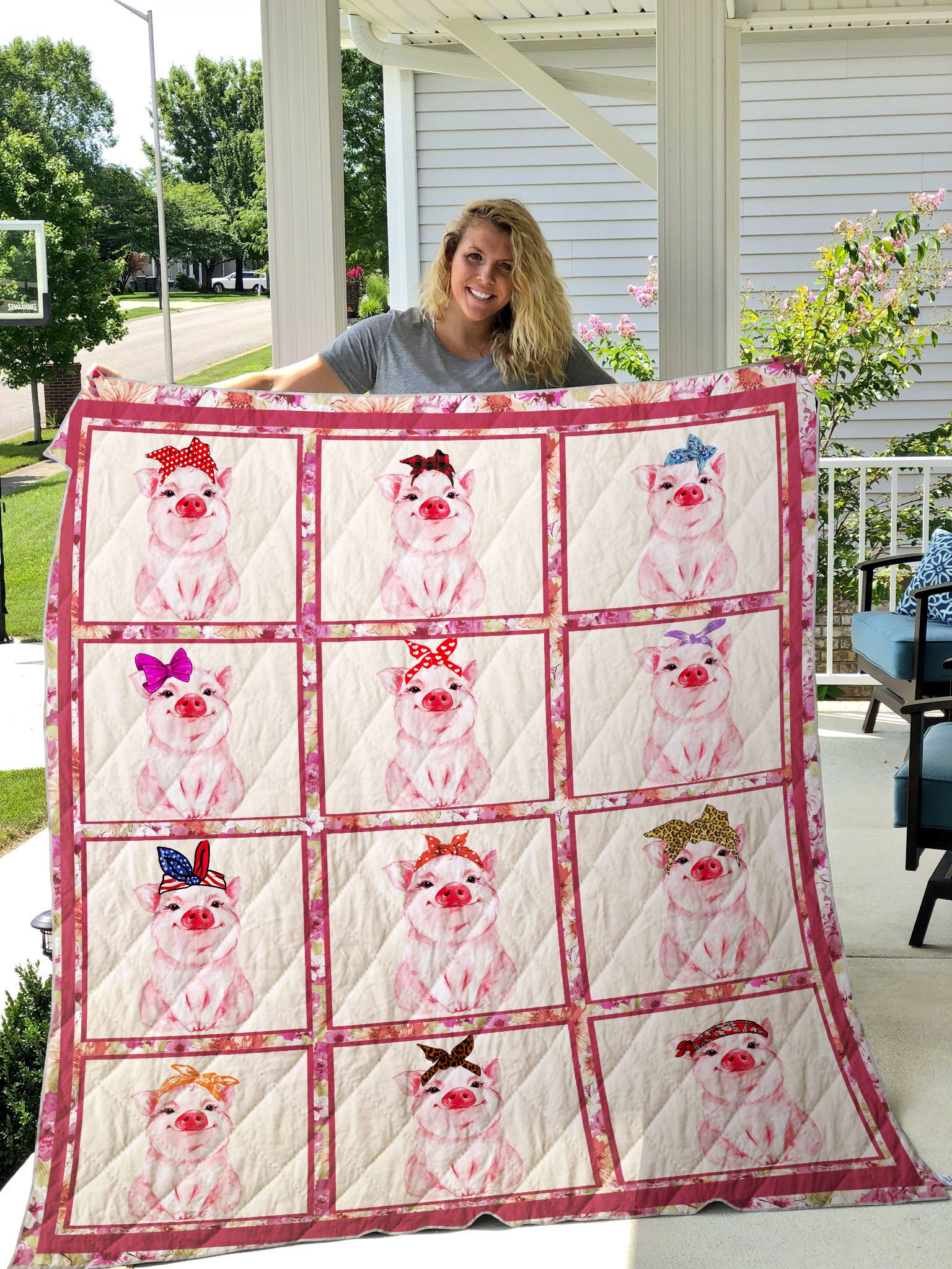 Pig Quilt Blanket DHC1501478VT