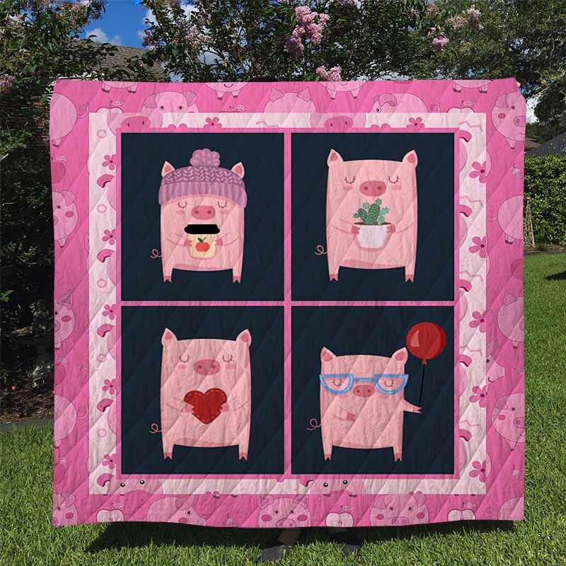 Pig Quilt Blanket DHC170120752TD