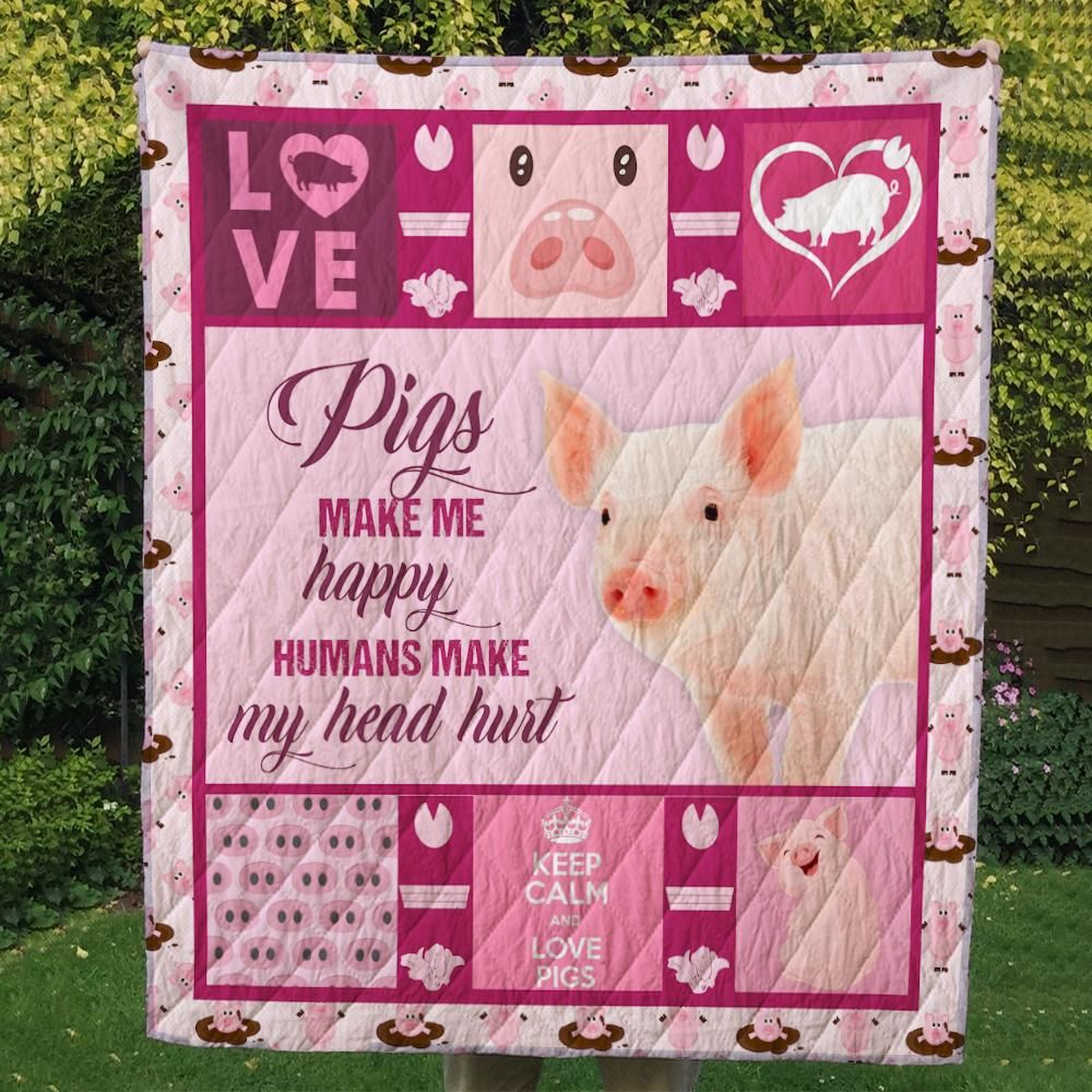 Pig Quilts Quilt Blanket DHC0201204TD