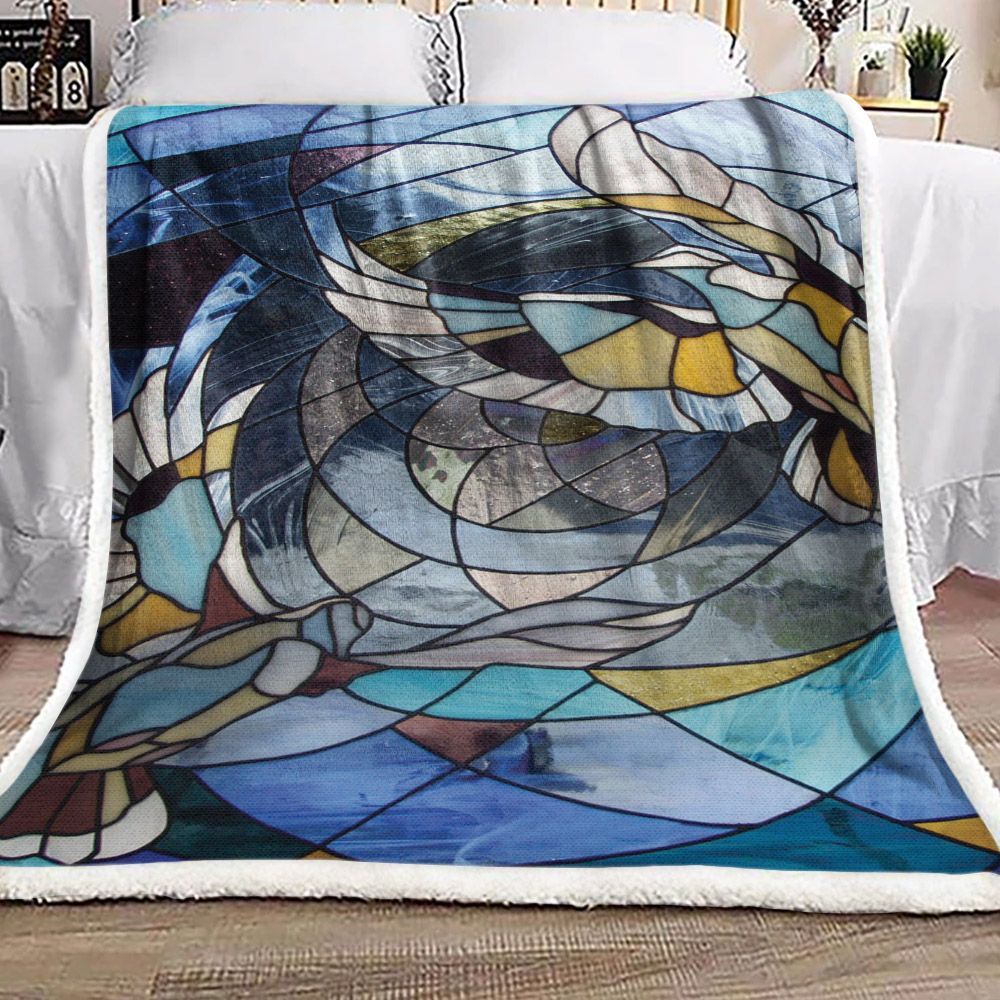 Pigeon Birds Sherpa Fleece Blanket