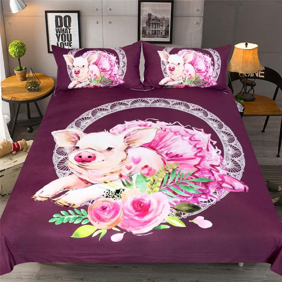 Piglet In Ballet Tutu Bedding Set