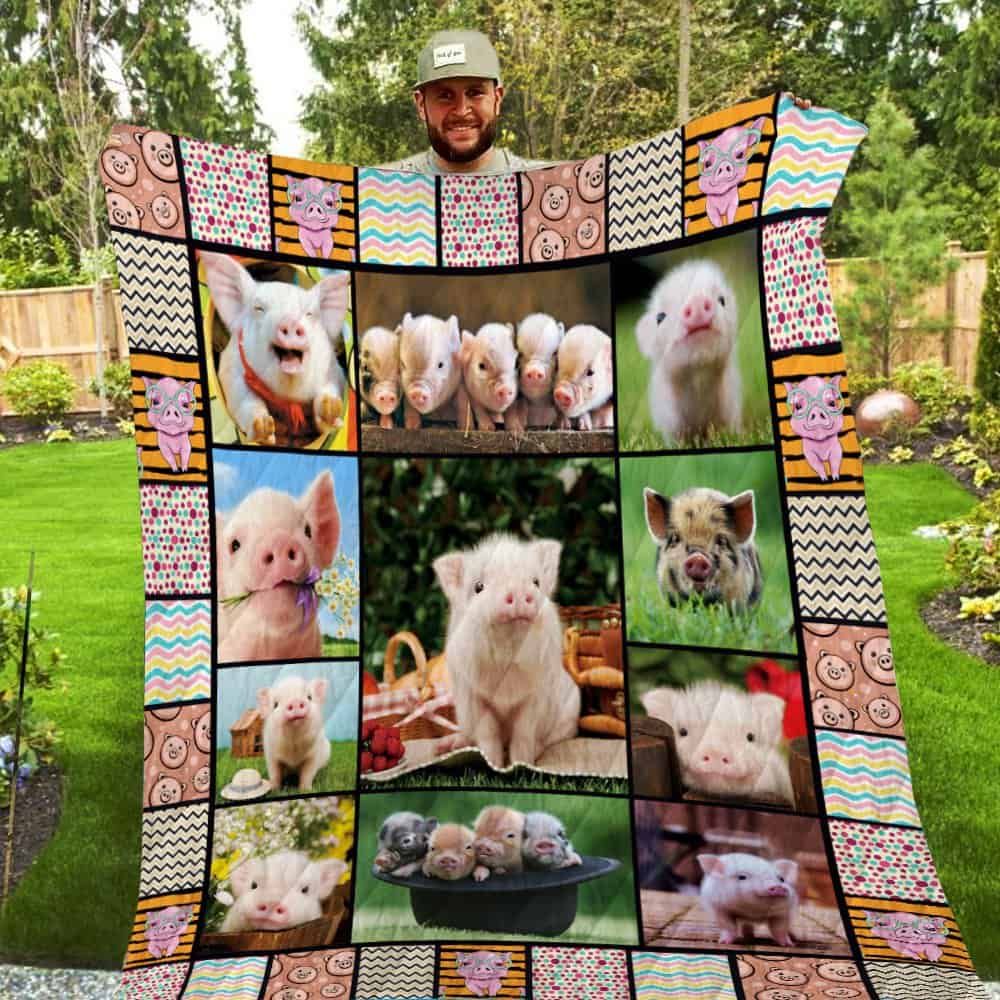 Pigs Washable Quilt Blanket 1303 P40 Dhc1312241Dd