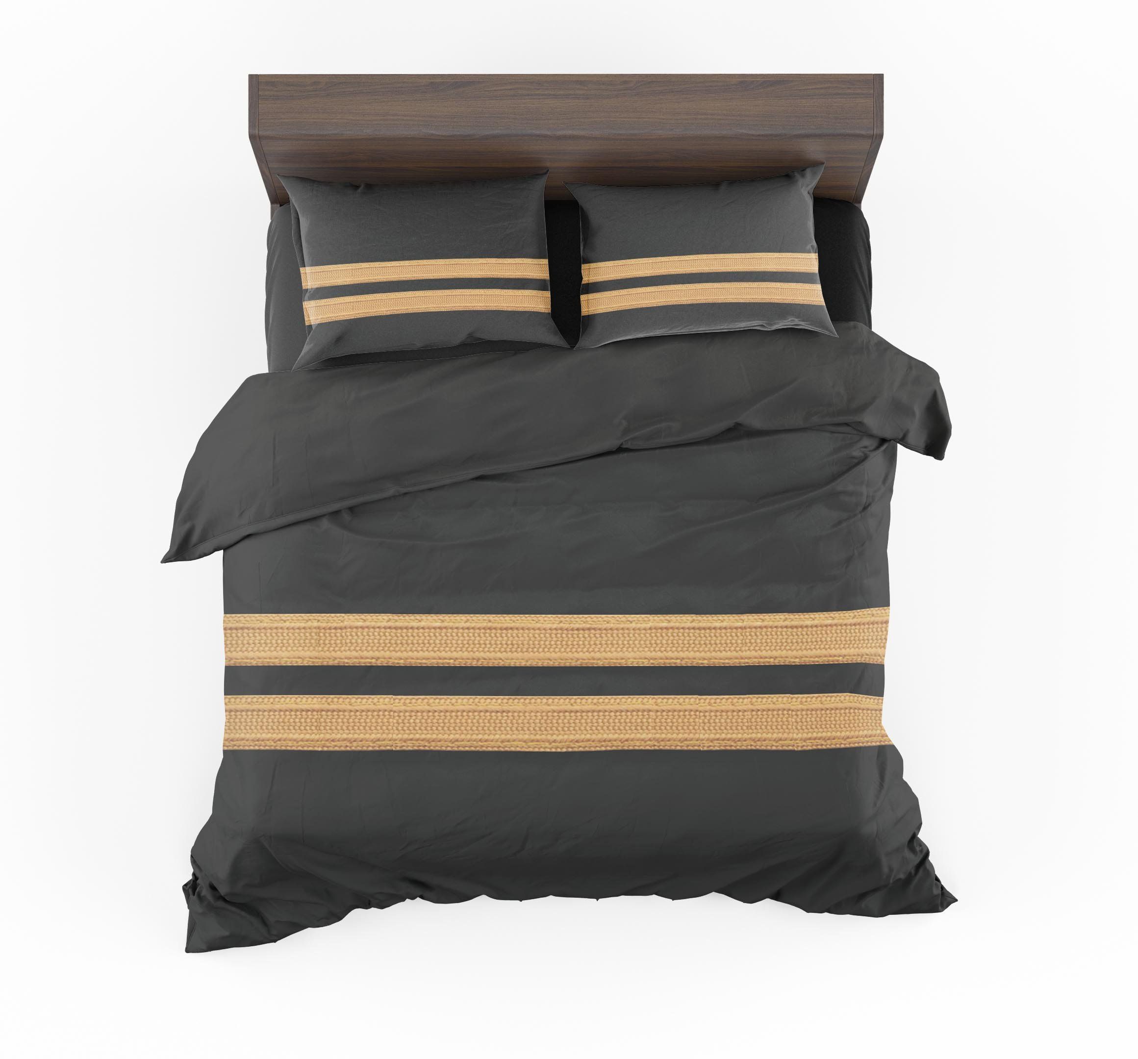 Pilot Epaulette Two Lines Designed Bedding Set