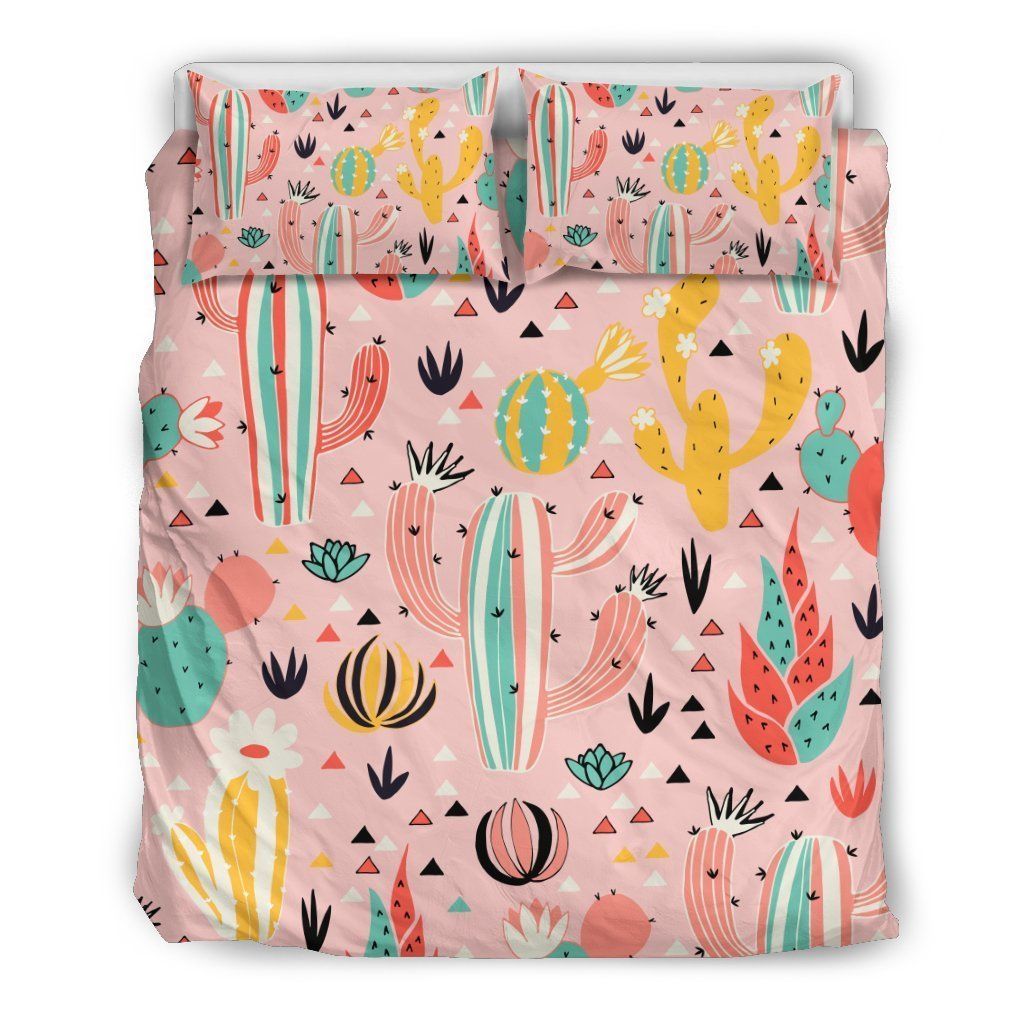 Pink Cactus Cool Design Comfortable Bedding Set