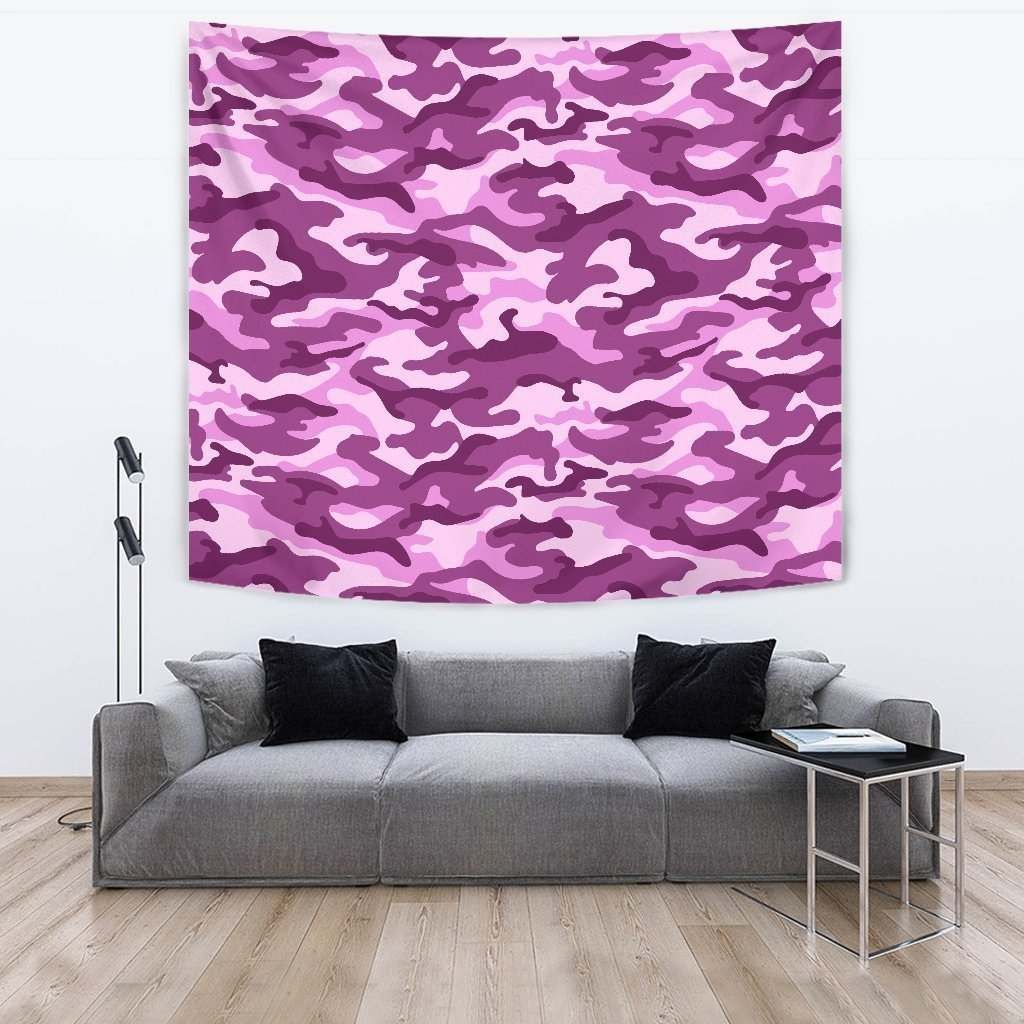 Pink Camouflage CL17100106MDT Tapestry