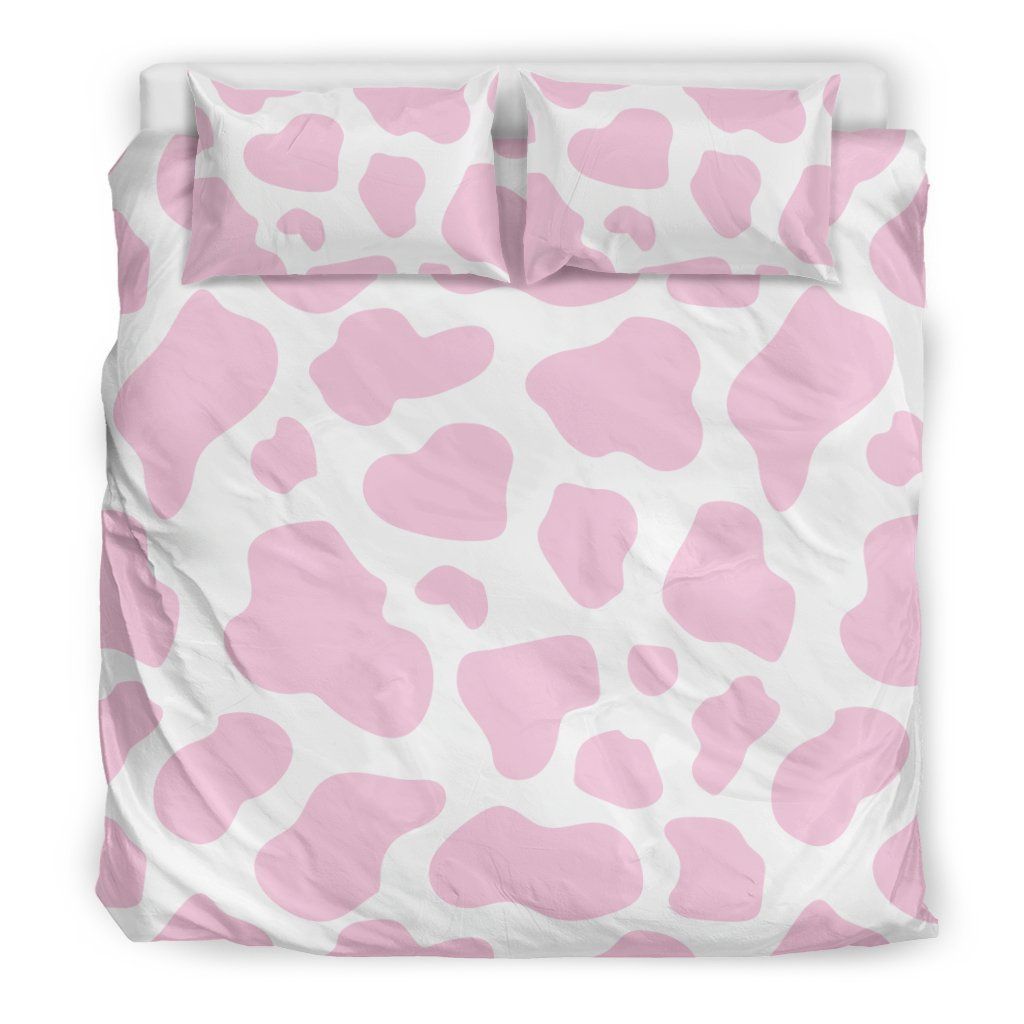 Pink Cow Bedding Set
