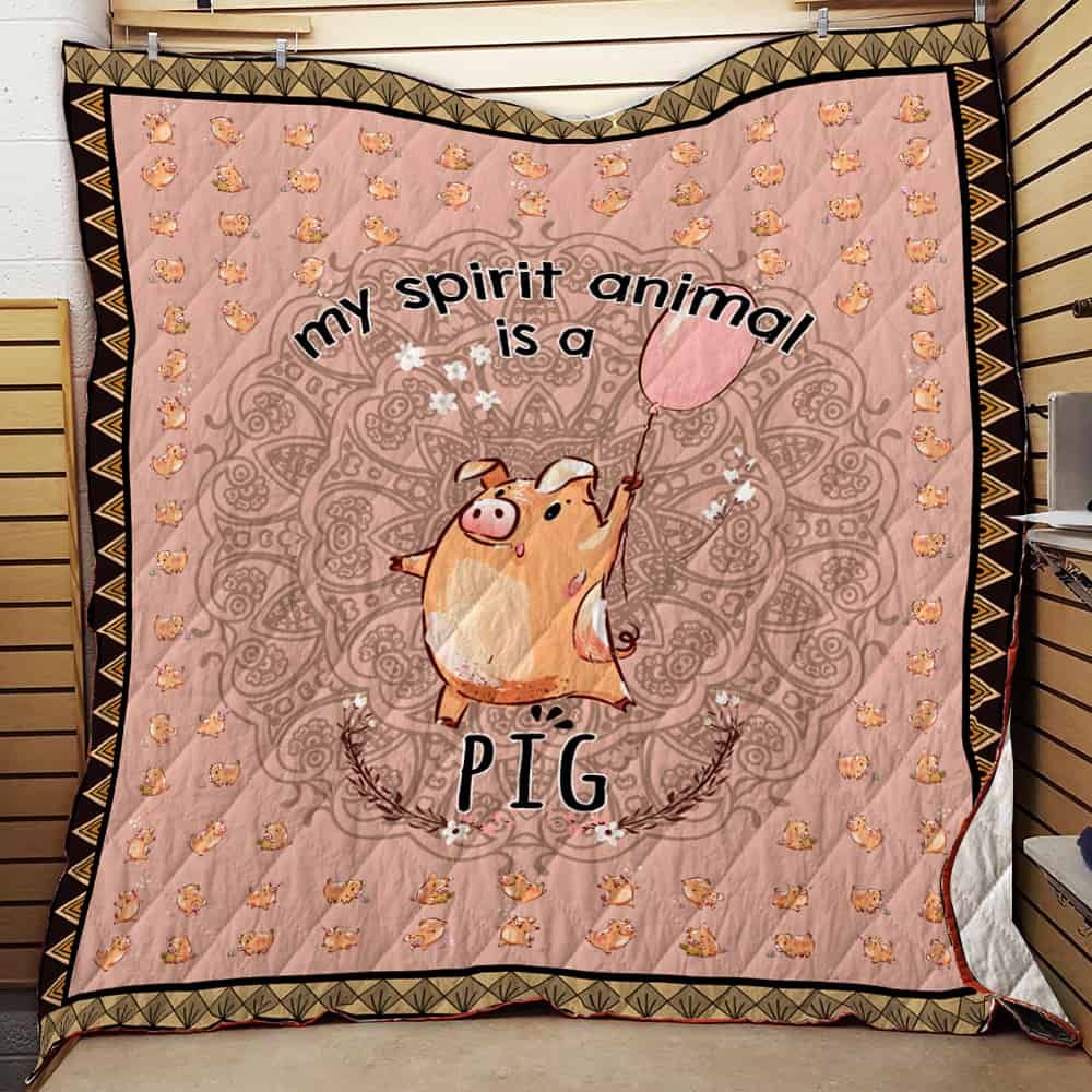 Pink Pig Quilt Blanket Q2202 01 V2 Dhc1312324Dd