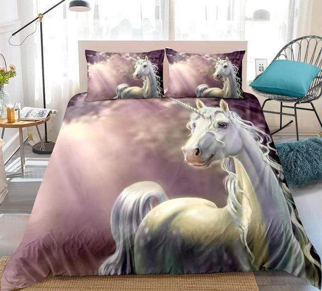 Pink Unicorn Life like Bedding Set