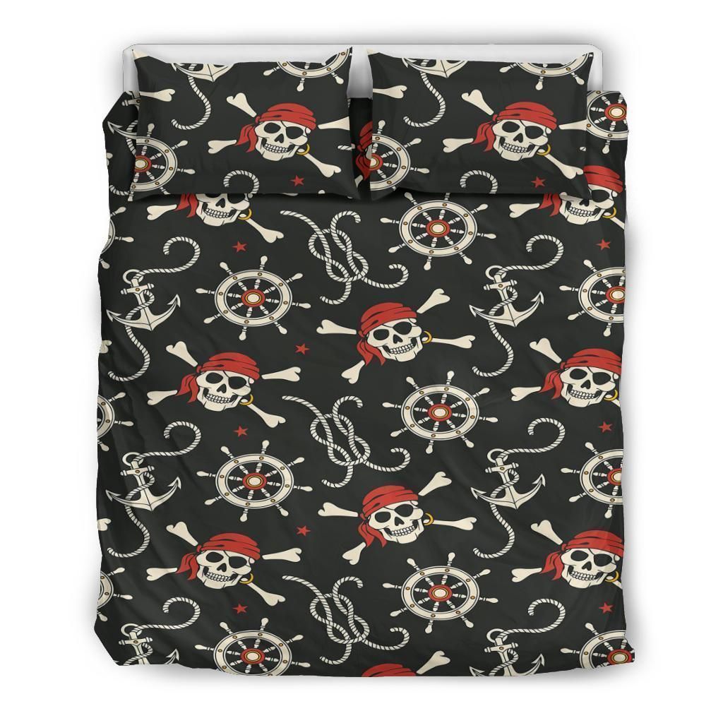 Pirate Skull Bedding Set