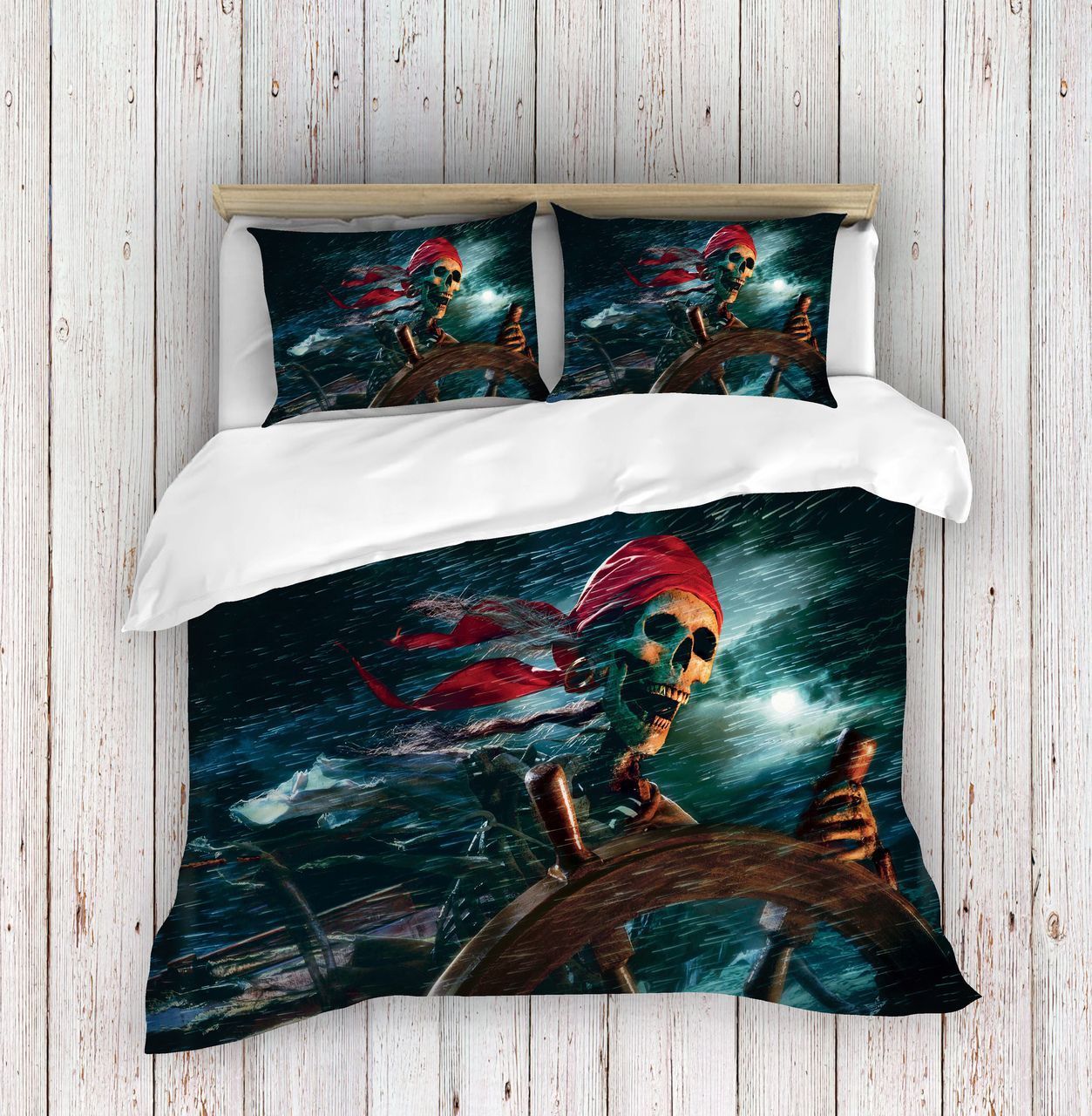 Pirate Skull Bedding Set