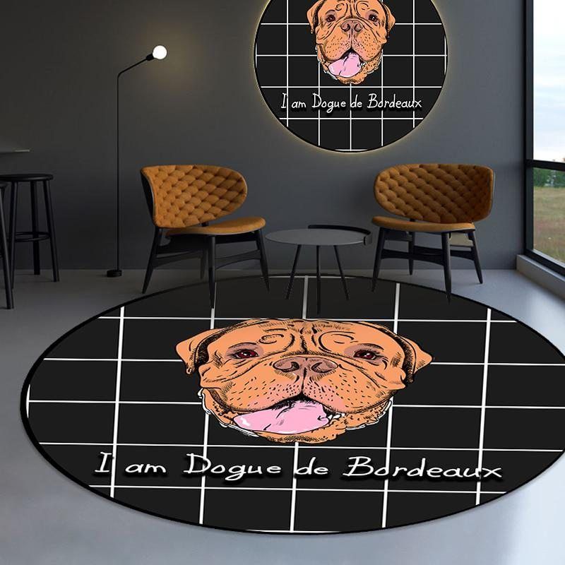 Pit Bull Round Carpet