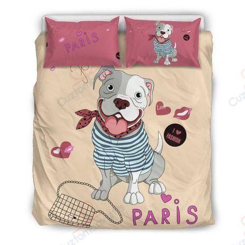 Pit Bull Paris Printed Bedding Set