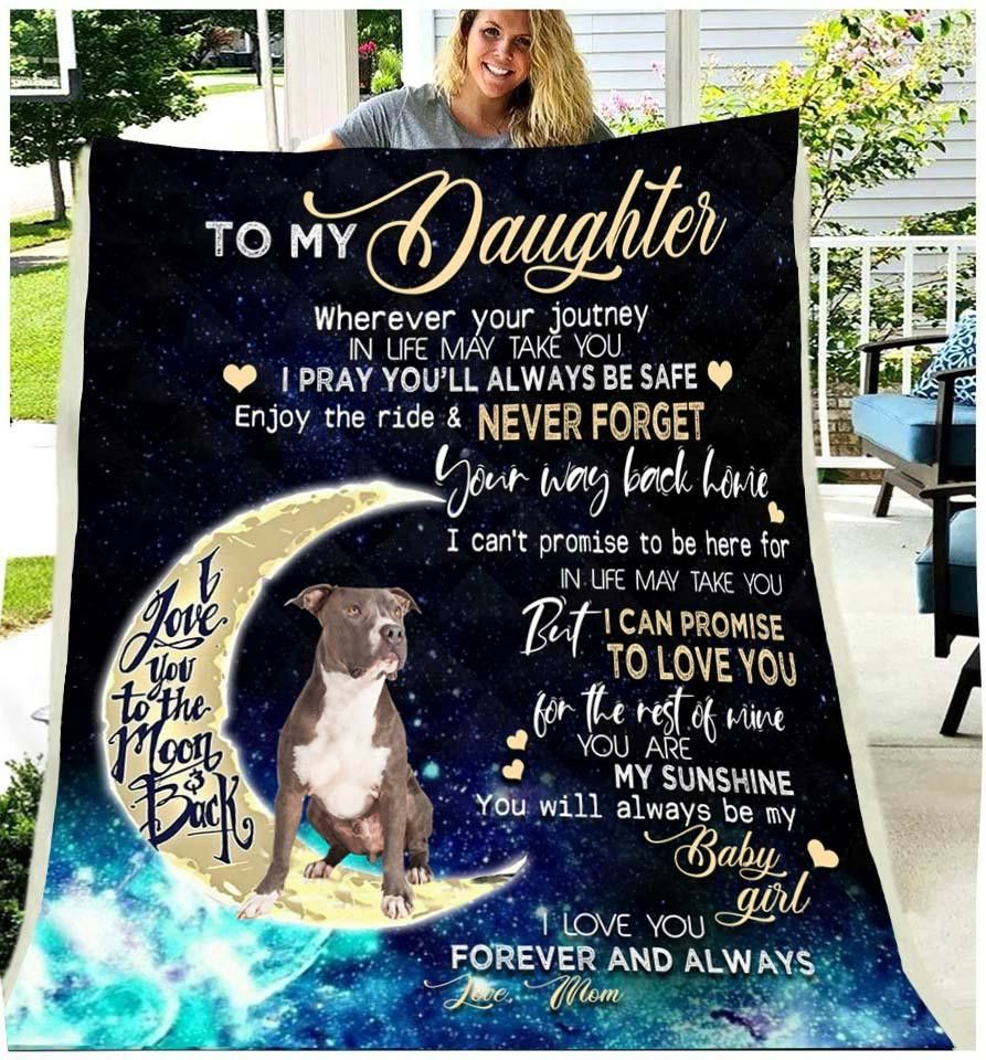 Pitbull Daughter KC2509349CL Quilt Blanket