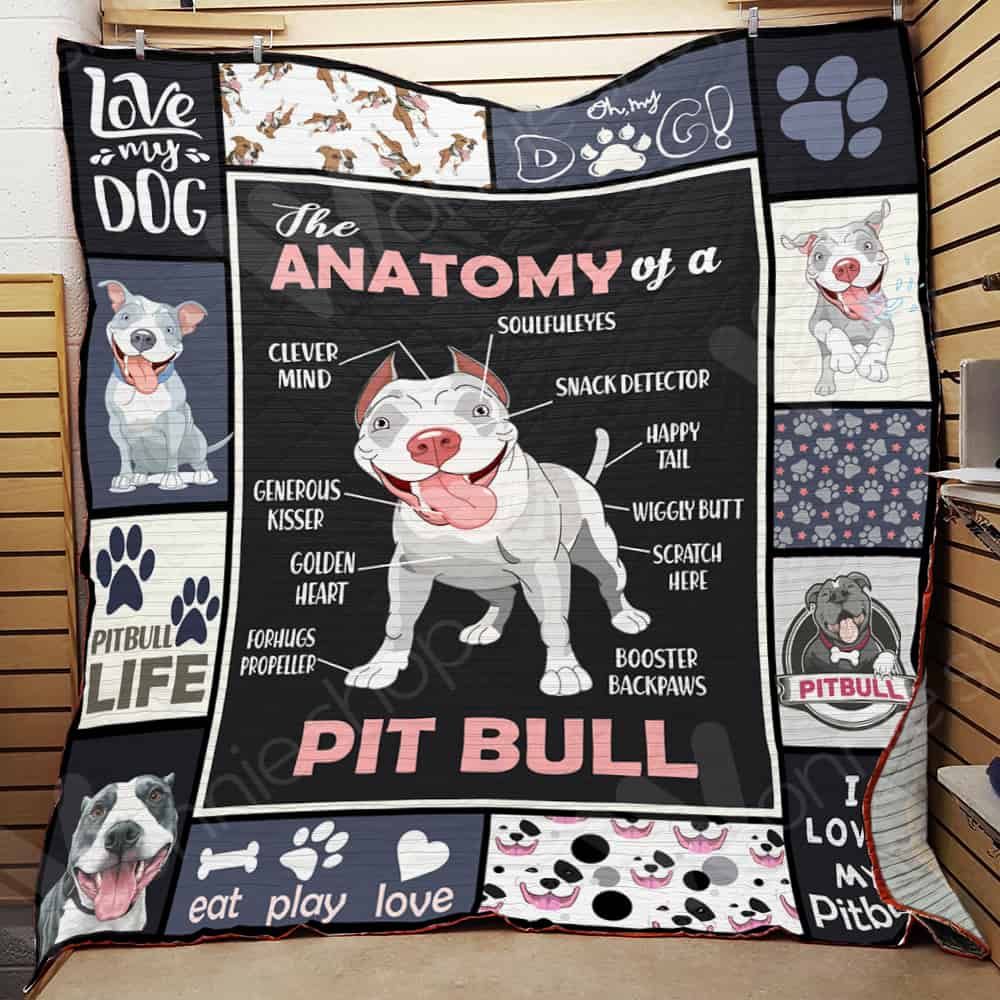 Pitbull Dog Blanket LNT0912040 Quilt Blanket
