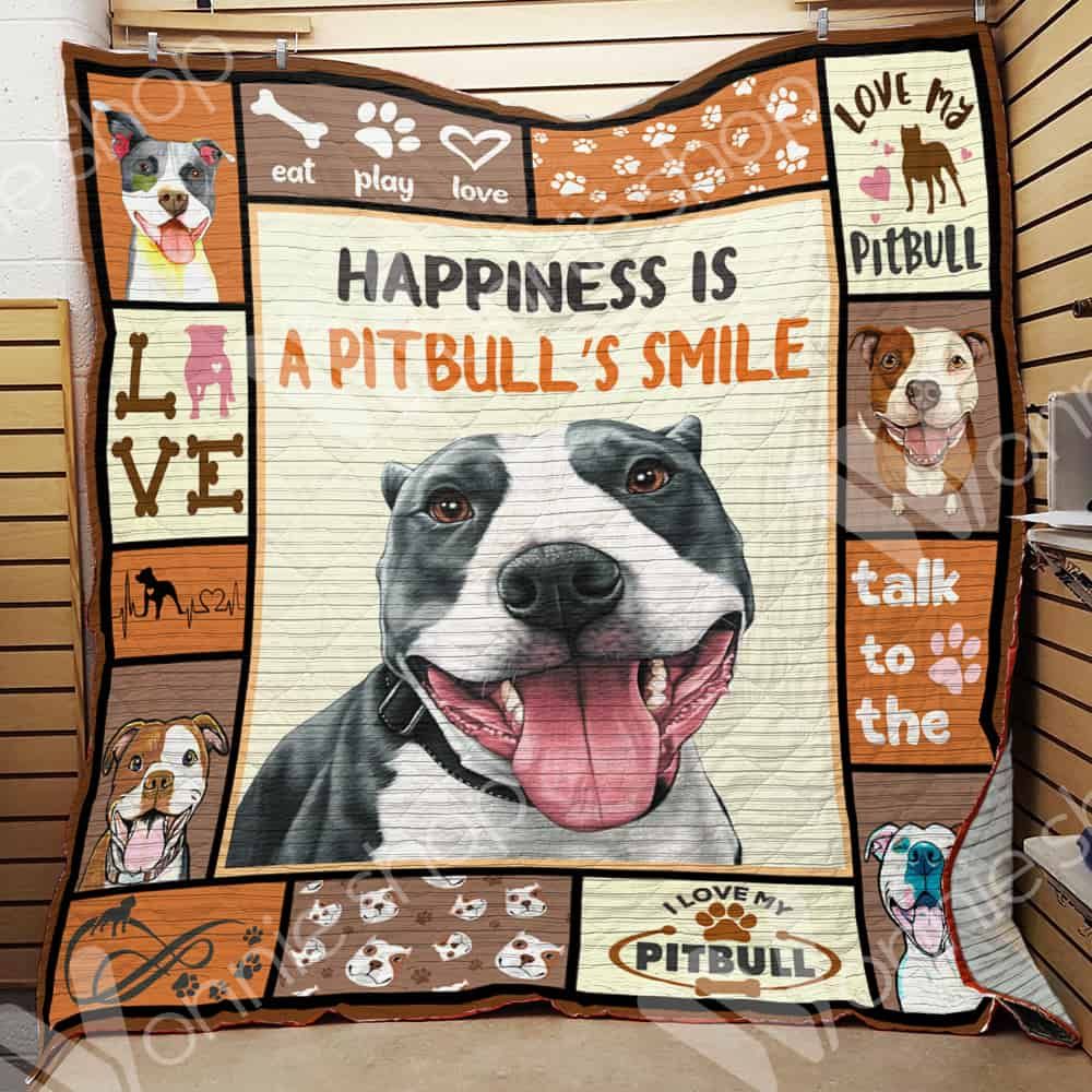 Pitbull Dog Quilt Blanket DHC0102803TD