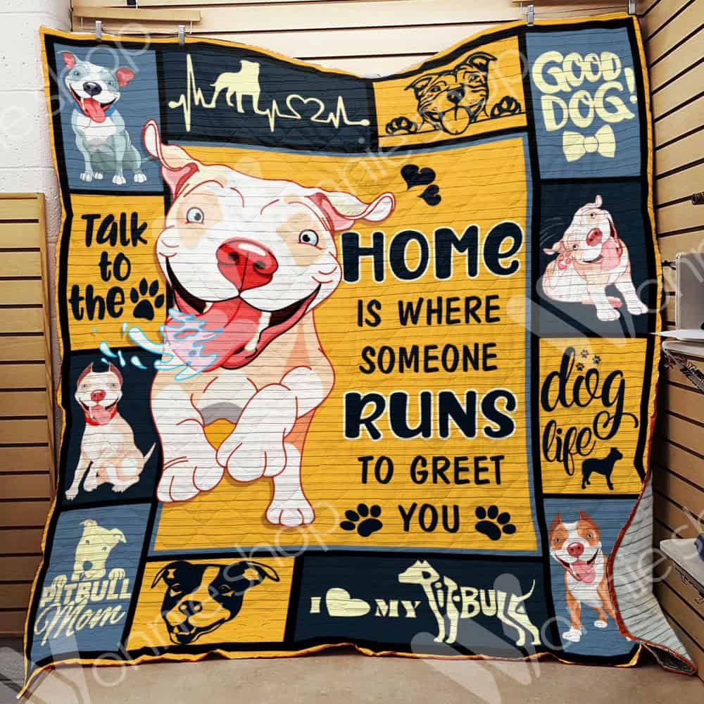 Pitbull Dog Quilt Blanket DHC0102816TD