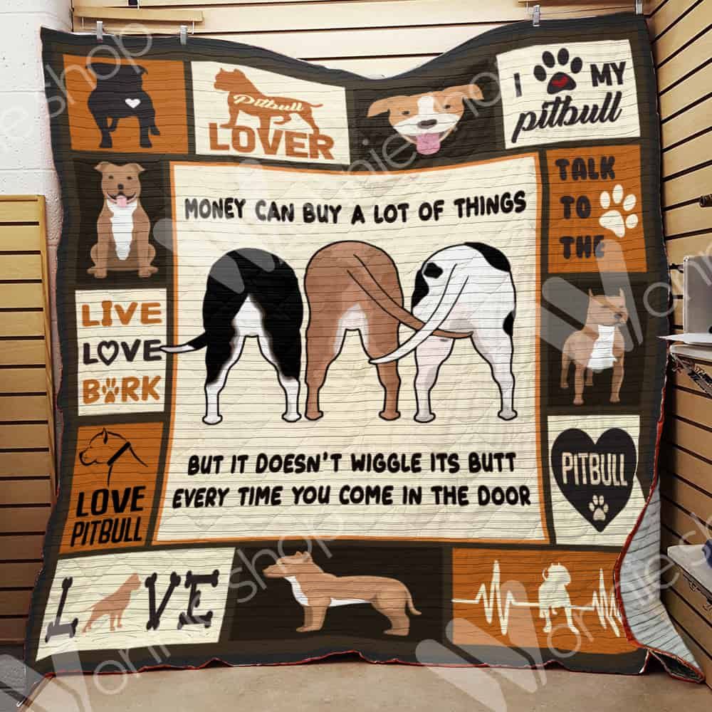 Pitbull Dog Quilt Blanket DHC0602501TD