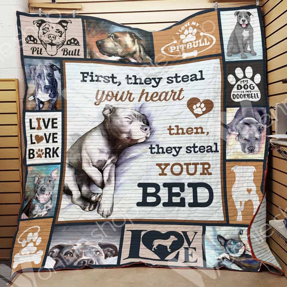 Pitbull Dog Quilt Blanket DHC0602576TD