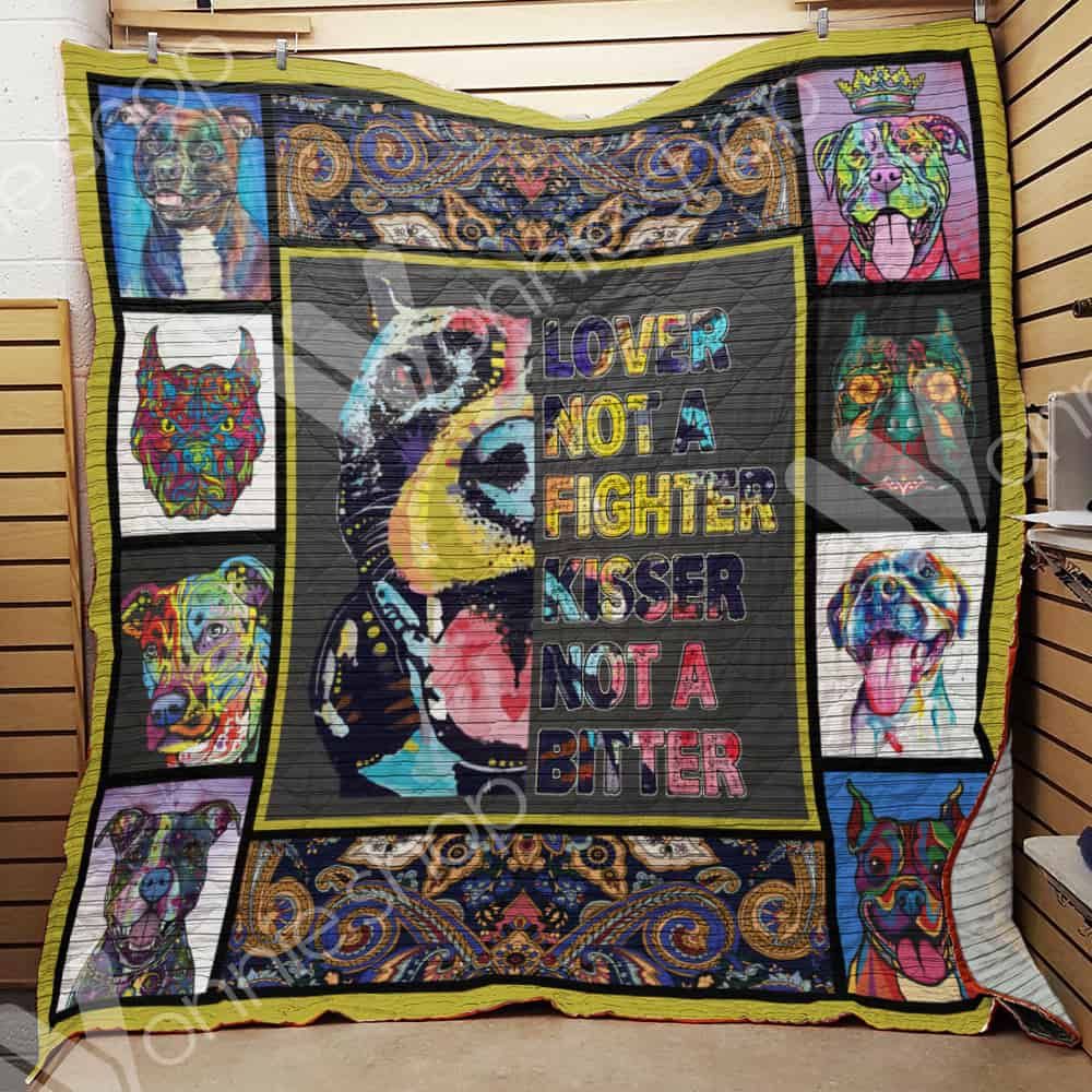 Pitbull Dog Quilt Blanket DHC1002521TD