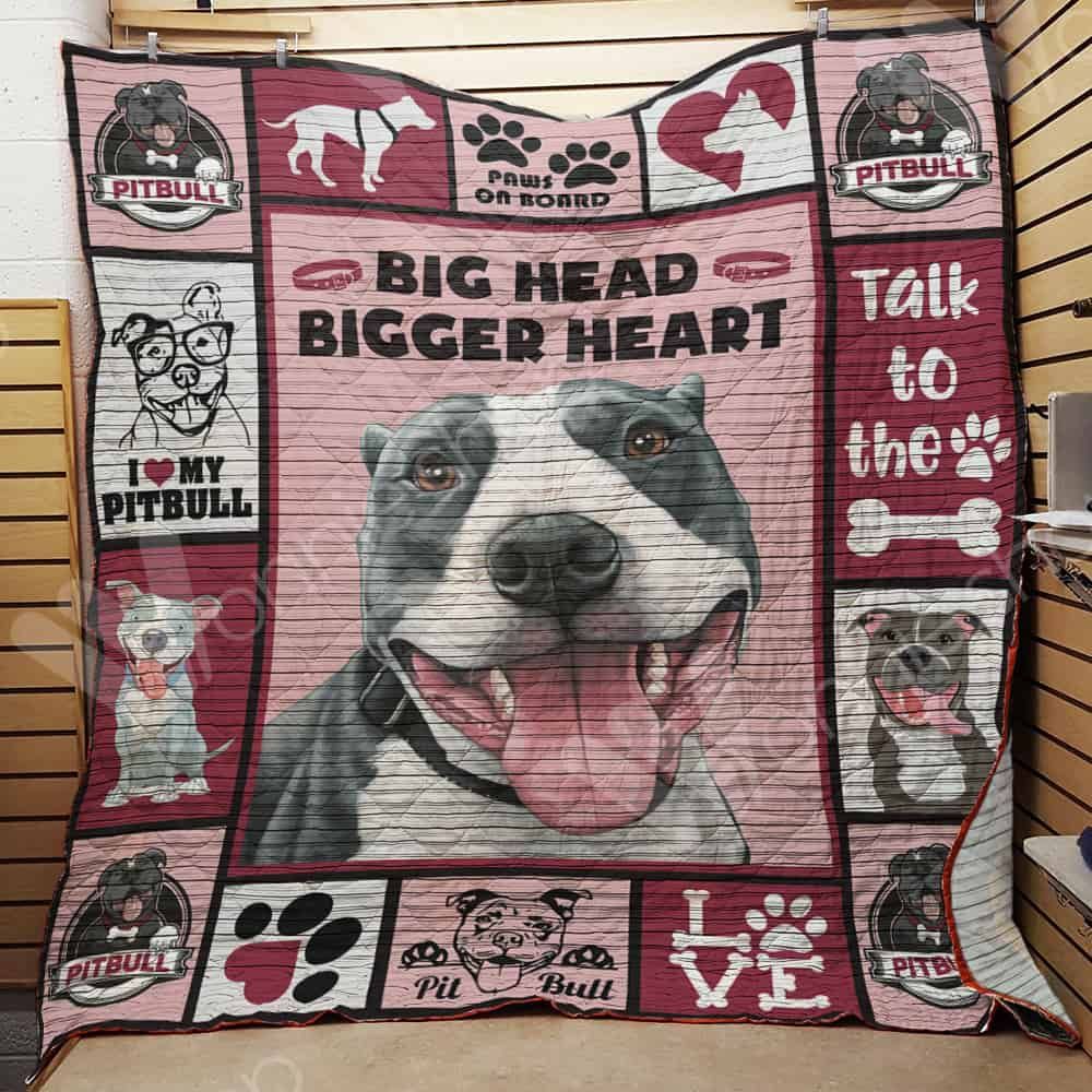 Pitbull Dog Quilt Blanket DHC1002661TD
