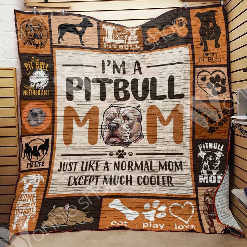 Pitbull Dog Quilt Blanket DHC1002670TD
