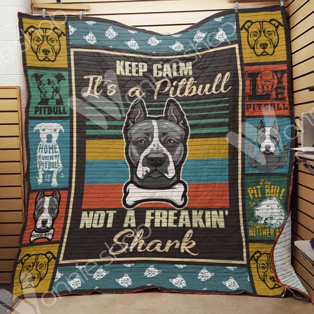Pitbull Dog Quilt Blanket DHC1002679TD