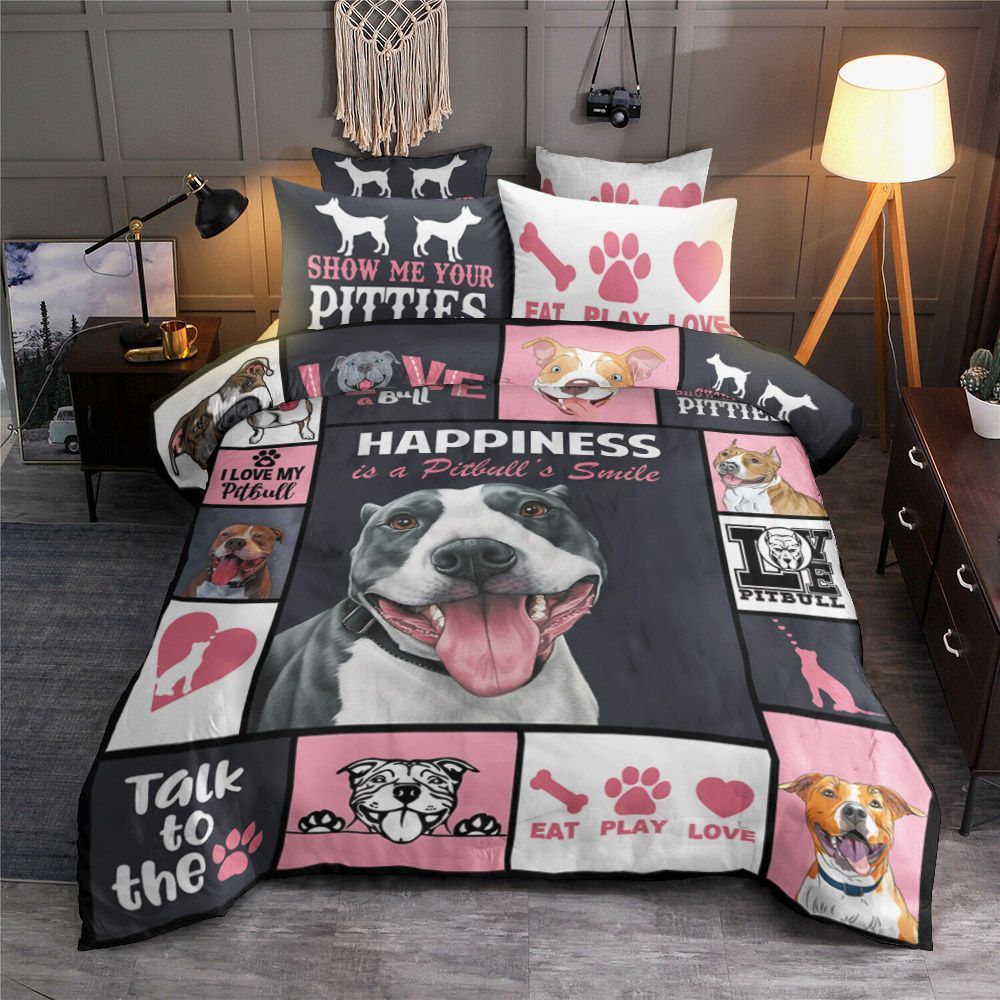 Pitbull Dog Bedding Set