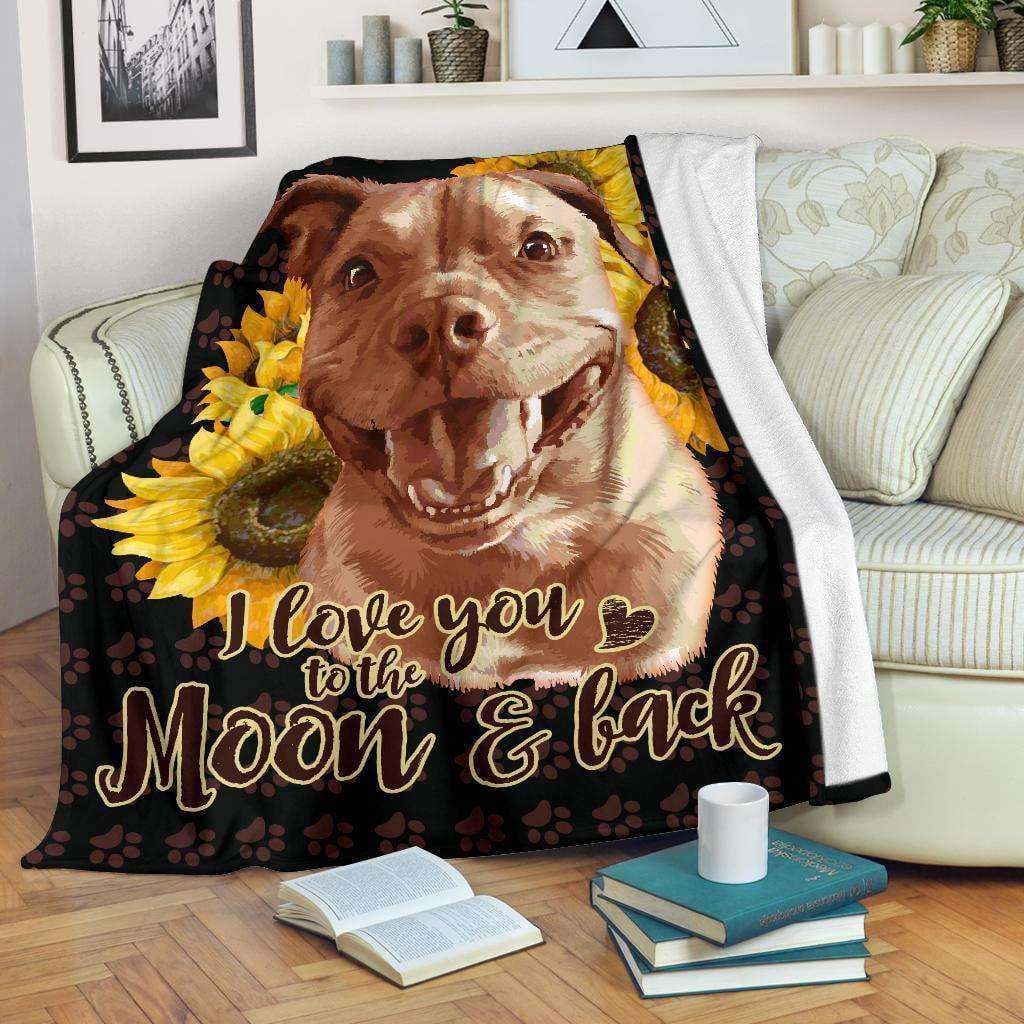Pitbull – My Love Is A Pitbull Fleece Blanket