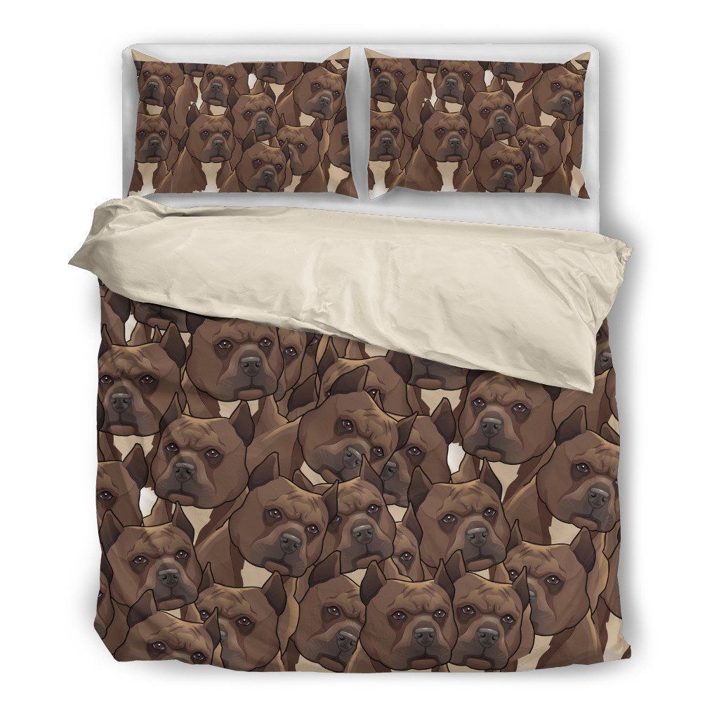 Pitbull Oh Face Bedding Set