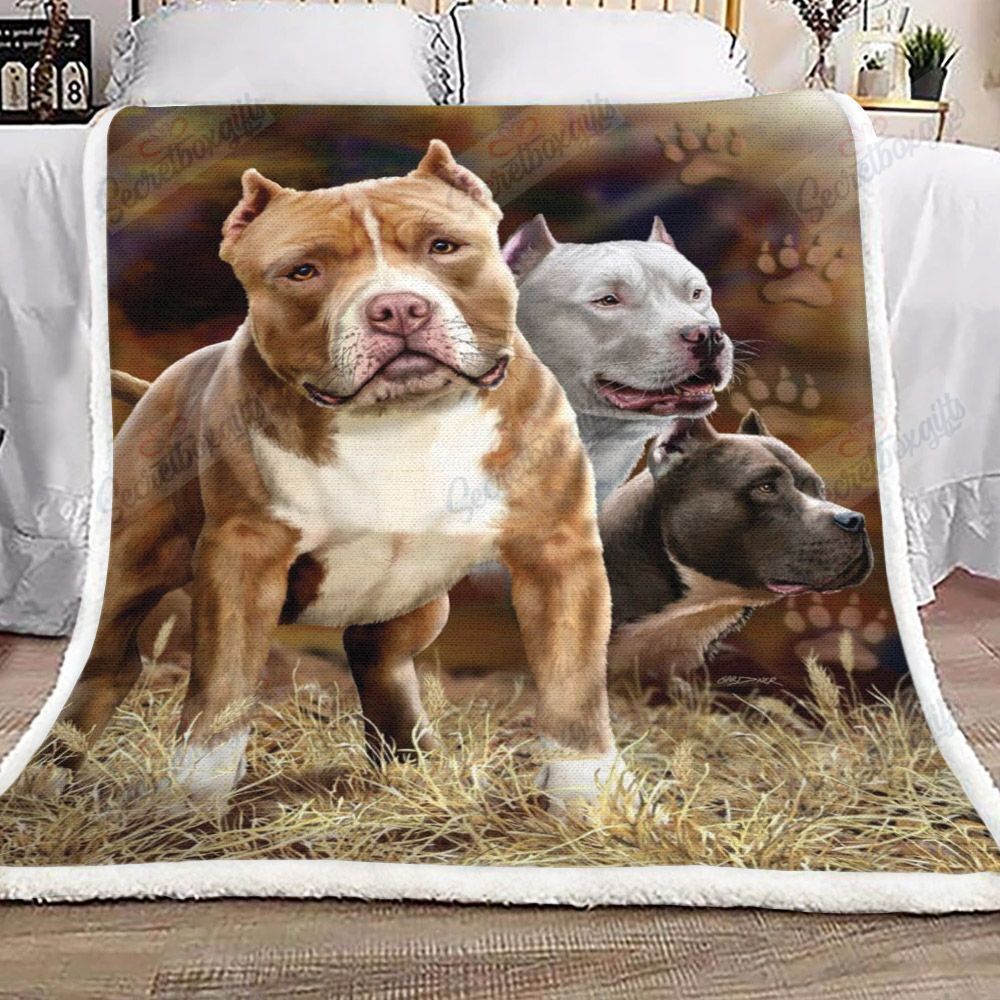 Pitbull Pack Fleece Blanket