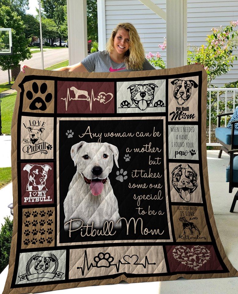 Pitbull Pitbull Mom Quilt Blanket DHC31121314TD
