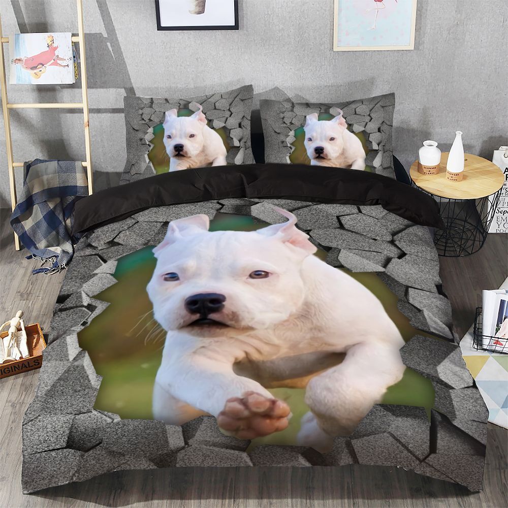 Pitbull Running Bedding Set