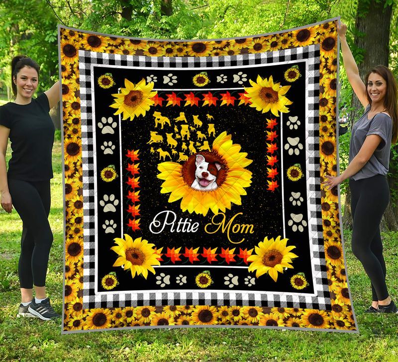Pittie Mom Quilt Blanket DHC1402880TD